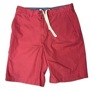 Polo Ralph Lauren Shorts Men size 32 Relaxed Fit‎ Flat Front Casual Cotton Coral